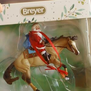 Santa Reiner Breyer Christmas ornament
